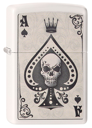 ヨーロッパ直輸入Zippo ジッポー Ace Skull Card 2004218