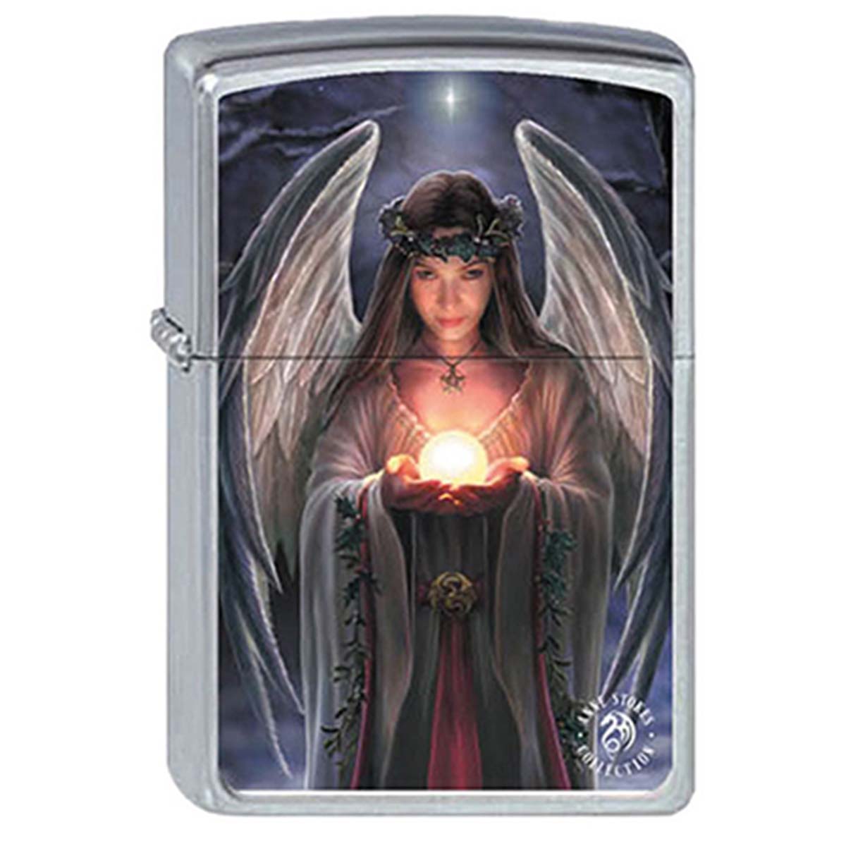 ヨーロッパ直輸入Zippo ジッポー アン ストークス 天使 エンジェル Anne Stokes Yule Angel プリント加工 2004141