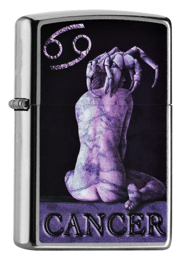 ヨーロッパ直輸入Zippo ジッポー Zodiac Cancer 蟹座 60000930 メール便可