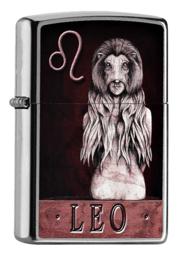 ヨーロッパ直輸入Zippo ジッポー Zodiac Leo 獅子座 60000920 メール便可