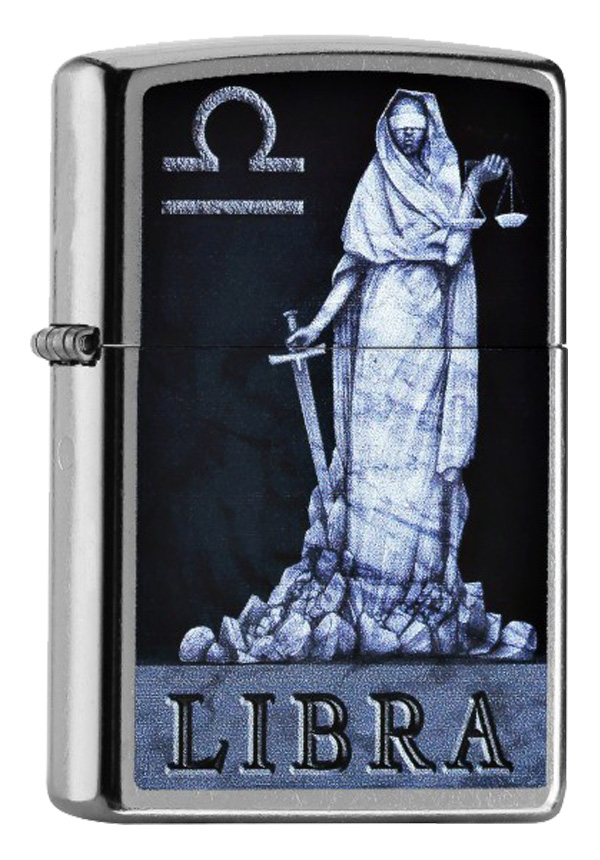 ヨーロッパ直輸入Zippo ジッポー Zodiac Libra 天秤座 60000919