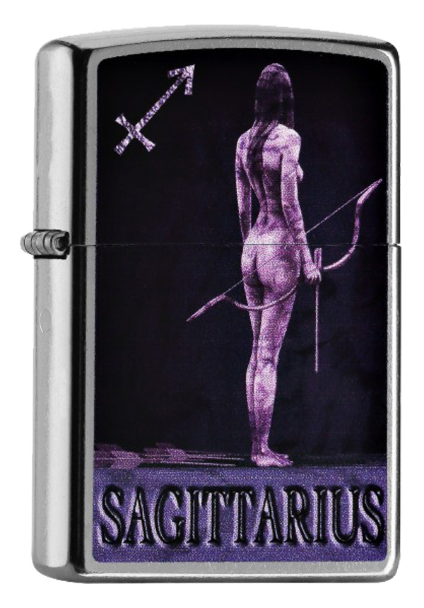 ヨーロッパ直輸入Zippo ジッポー Zodiac Sagittarius 射手座 60000927 メール便可