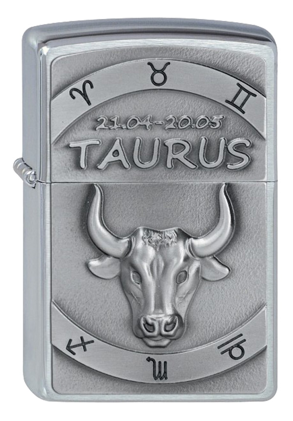 ヨーロッパ直輸入Zippo ジッポー Zodiac Taurus 牡牛座 2002073