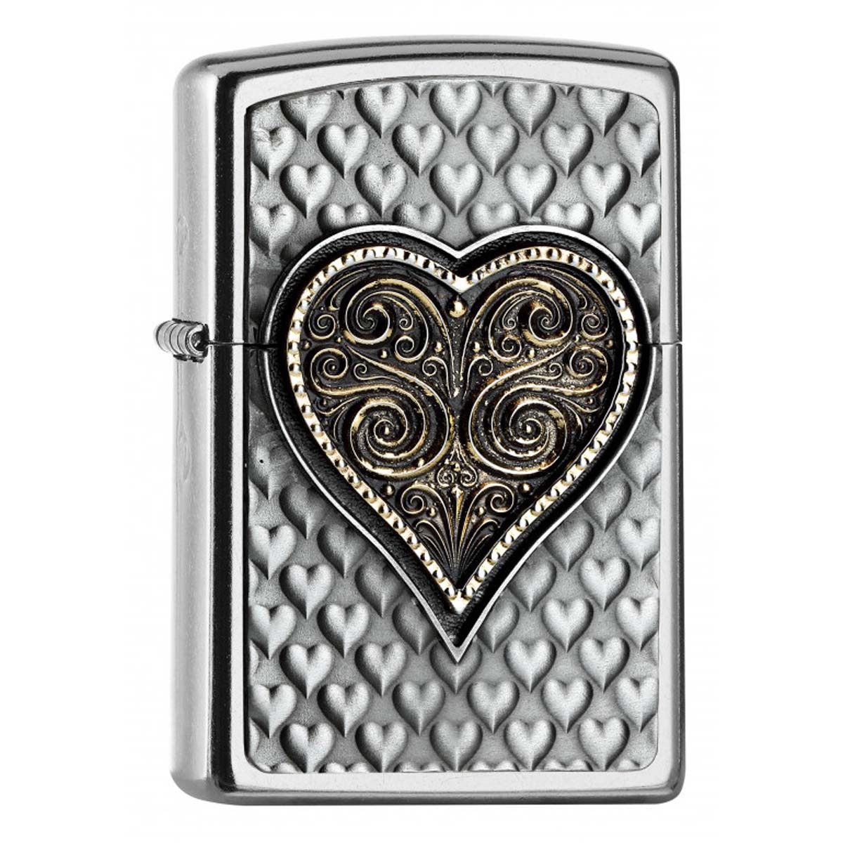ヨーロッパ直輸入Zippo ジッポー ハート トランプ Herz Emblem 3D エンブレム貼り 2006480