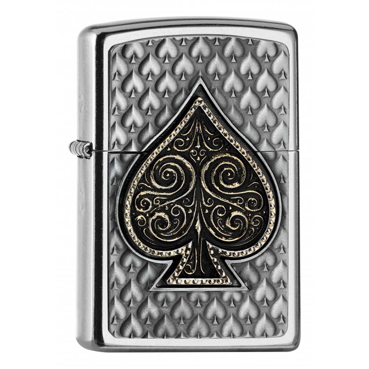 ヨーロッパ直輸入Zippo ジッポー スペード トランプ Pik Emblem 3D エンブレム貼り 2006479