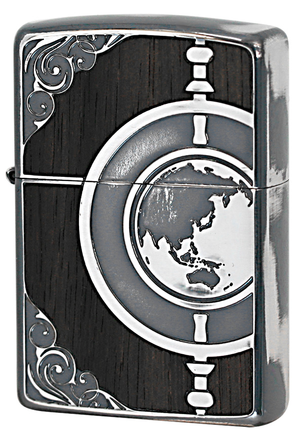 Zippo ジッポー アンティークグローブ SV（1201S483）