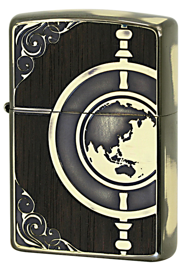 Zippo ジッポー アンティークグローブ BS（1201S484）