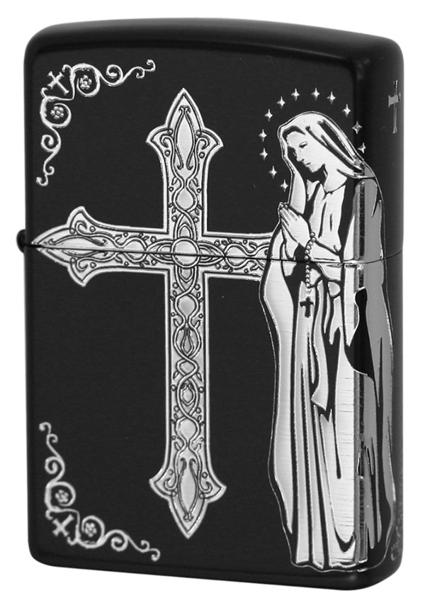 Zippo ジッポー MARIA&CROSS SV（1201S417） メール便可