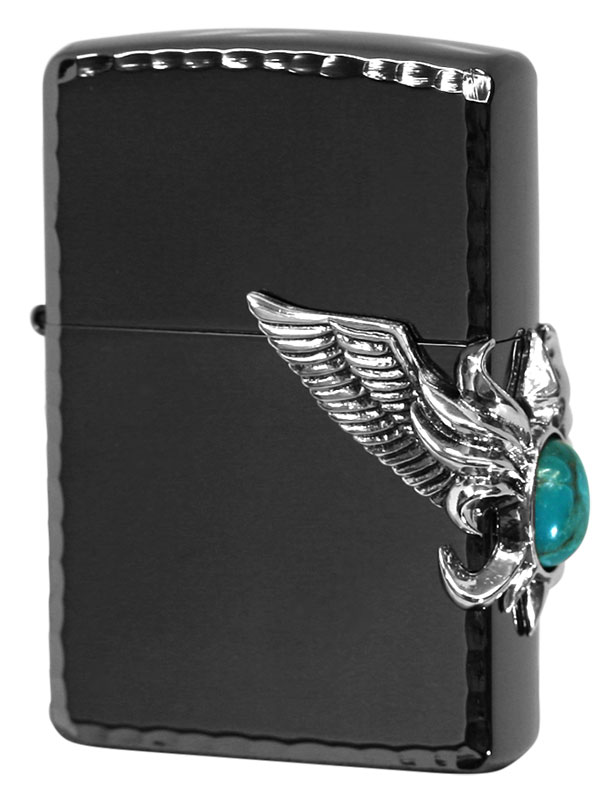 Zippo ジッポー RWストーンターコイズ BKミラー（1201S132）