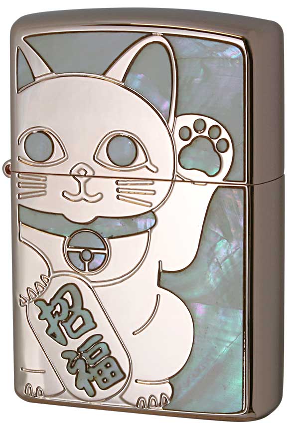 Zippo ジッポー SHELL LUCKY CAT シェル ラッキーキャット 1201S687 RPK