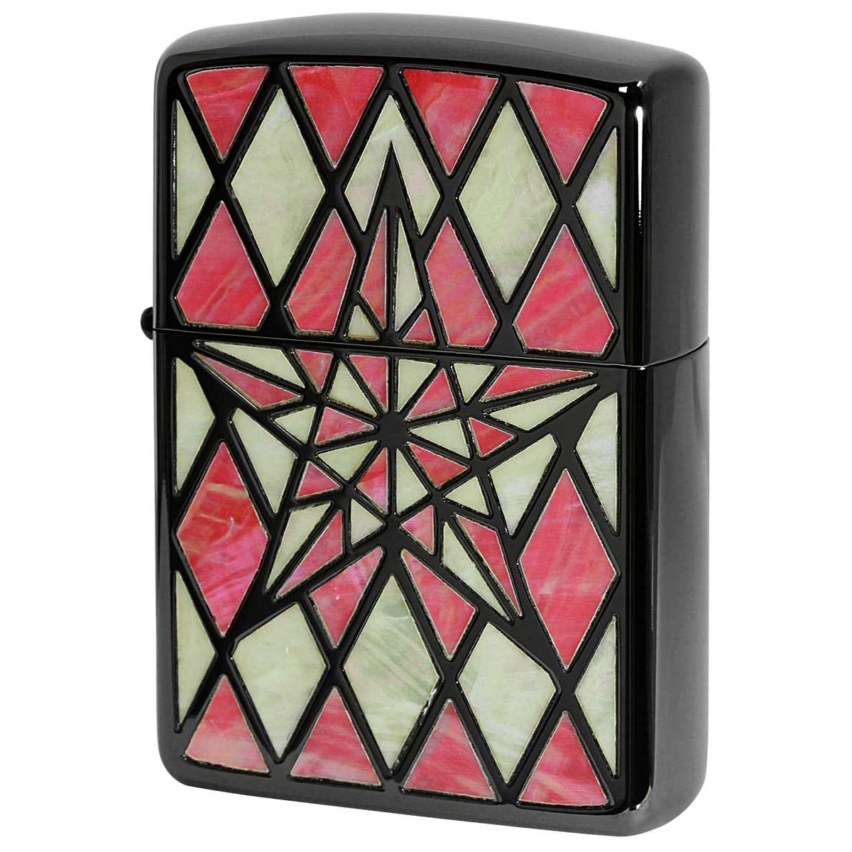 Zippo ジッポー アーマー シェル 貝 スター 星 インレイ 象嵌 ブラック ARMOR SHELL STAR 2 BK2 1201S696