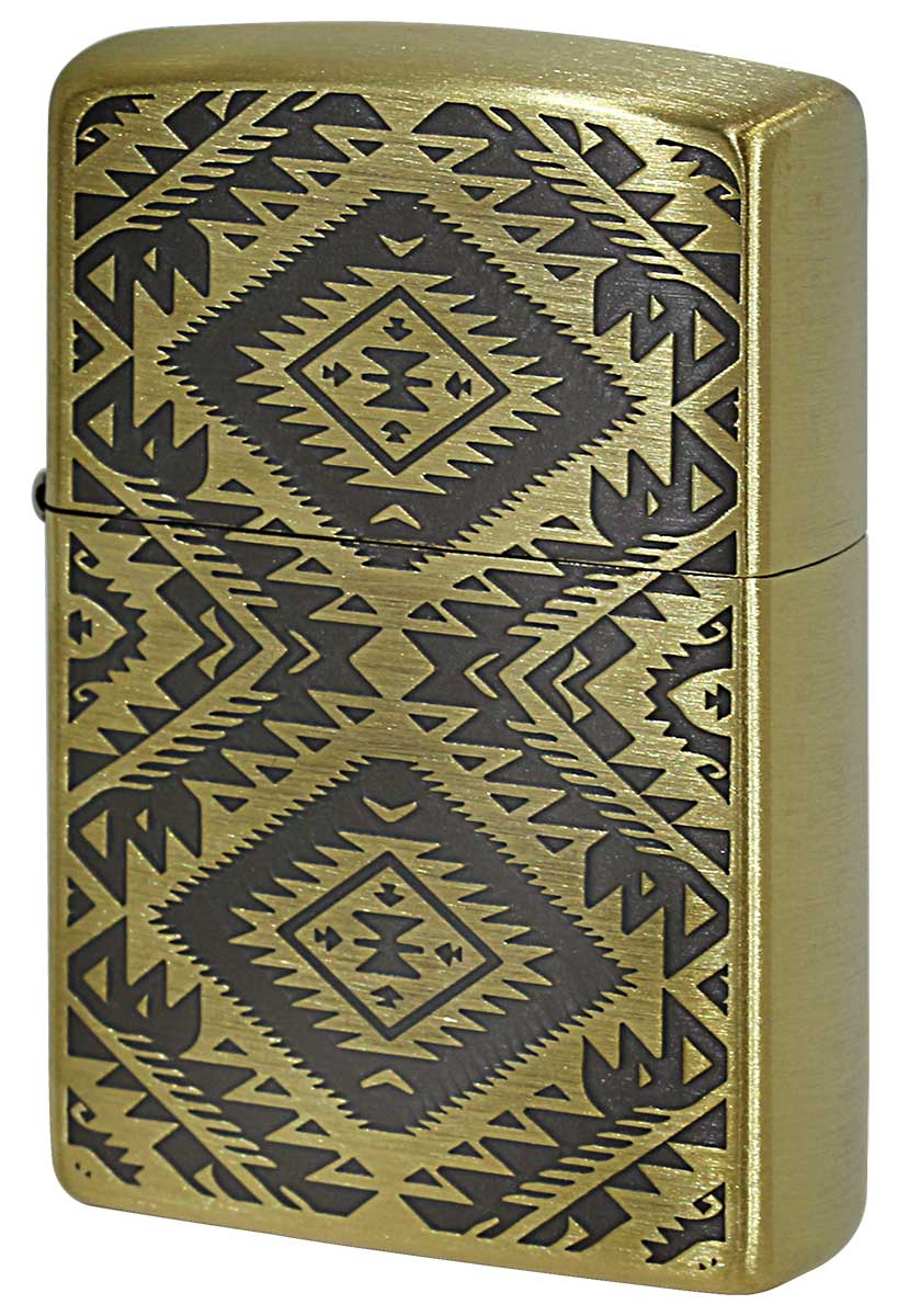 Zippo ジッポー NATIVE Design ネイティブデザイン P1BS 1201S734 メール便可