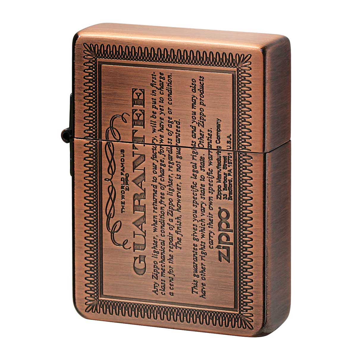 Zippo ジッポー 1935レプリカ GUARANTEE ギャランティカッパー CP 1201S790 メール便可