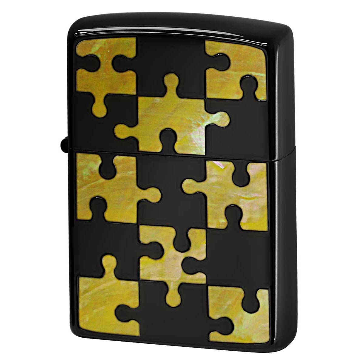 Zippo ジッポー パズル シェル 貝 インレイ 象嵌 ブラック Shell Puzzle シェルパズル2 1201S672