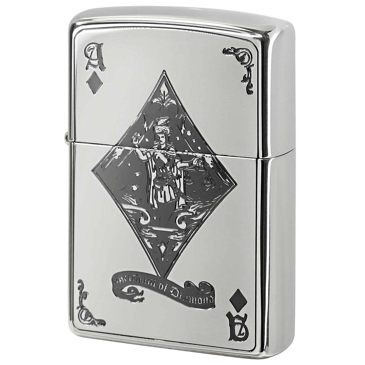 Zippo ジッポー デビル トランプ ダイヤ シルバー Devil Trump 1201S284