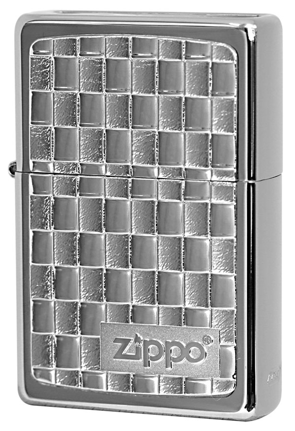 Zippo ジッポー BottomzUp #382 銀チタン 15-2