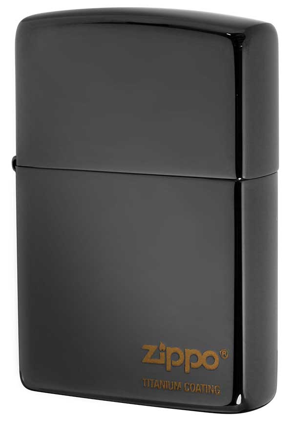 Zippo ジッポー TITANIUM COATING チタニュームコーティング ＃200 黒チタン ＃EG メール便可