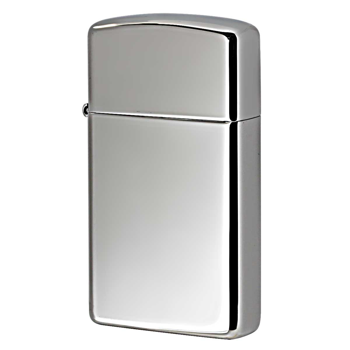 Zippo ジッポー スリム 無地 鏡面 シルバー  ハイポリッシュクローム SLIM High Polish Chrome No.1610 メール便可