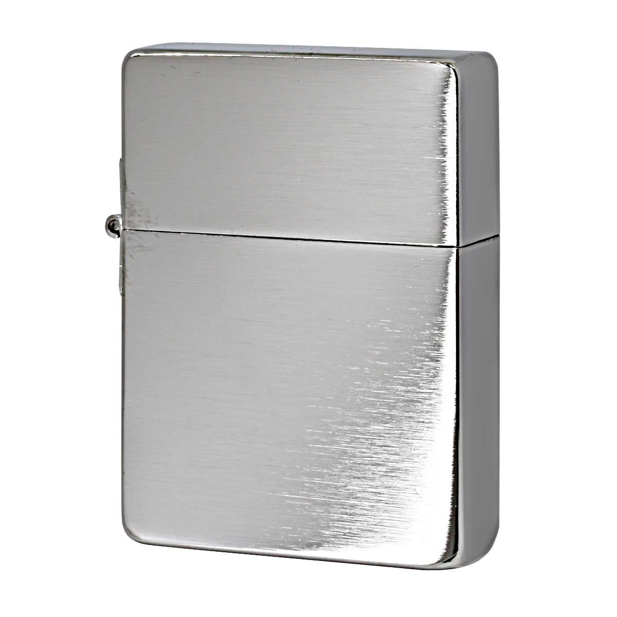 Zippo ジッポー 1935レプリカ 無地 シルバー つや消しブラッシュドクローム Brushed Chrome  1935.25 CC メール便可
