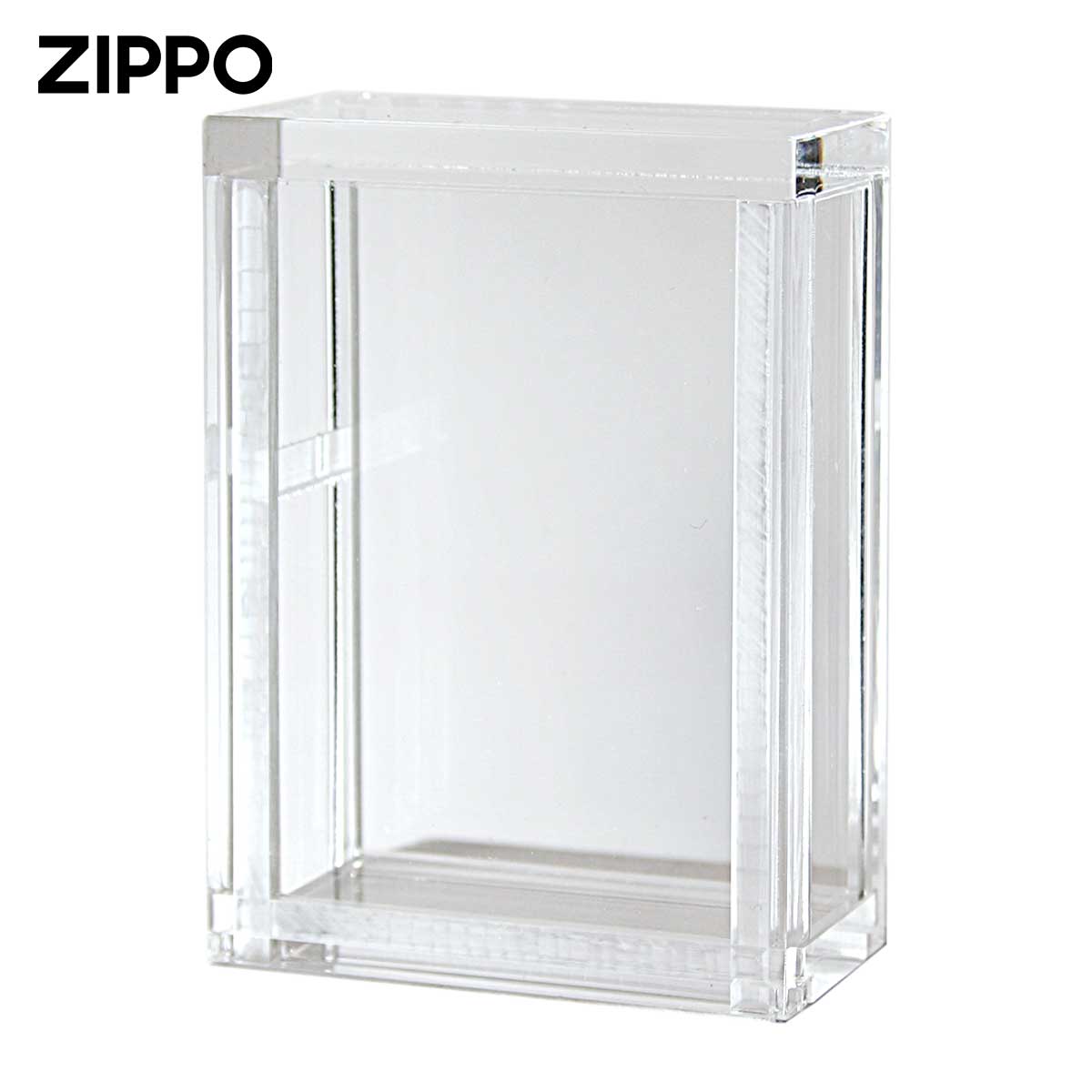Zippo ジッポー ディスプレイケース アクリルブロック コレクターズアイテム 観賞用 保管用 1個収納 メール便可