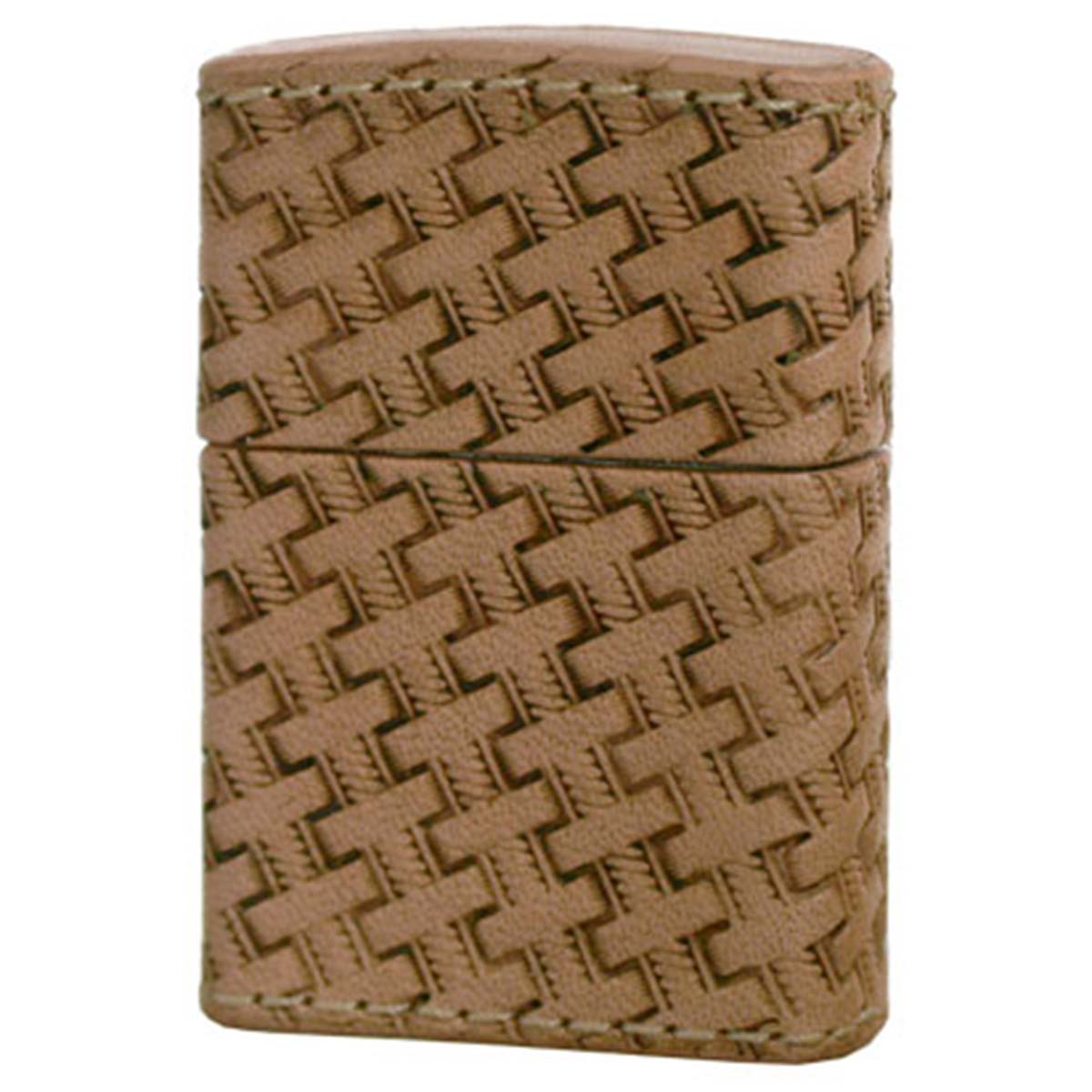 Zippo ジッポー 革巻き レザー ワークス カオス Leather Works CHAOS LWC Z バスケットスタンプ