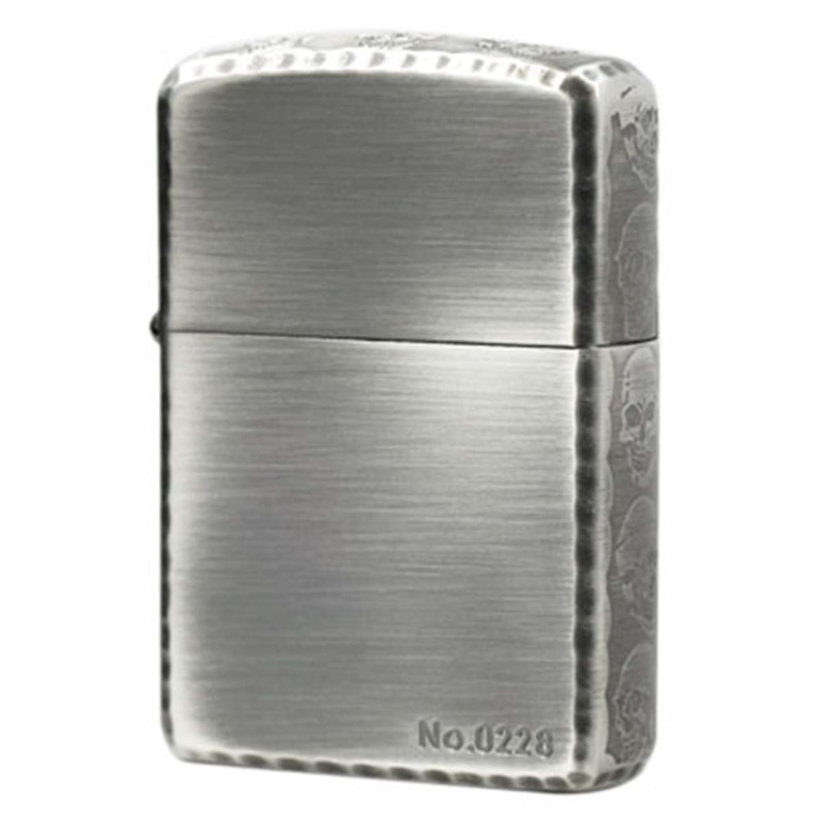 Zippo ジッポー 3ER-SKULL (B）Antique Silver