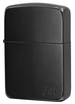 Zippo ジッポー Black Titanium Coating Jet2 1941 JET2 （A）SHINY メール便可