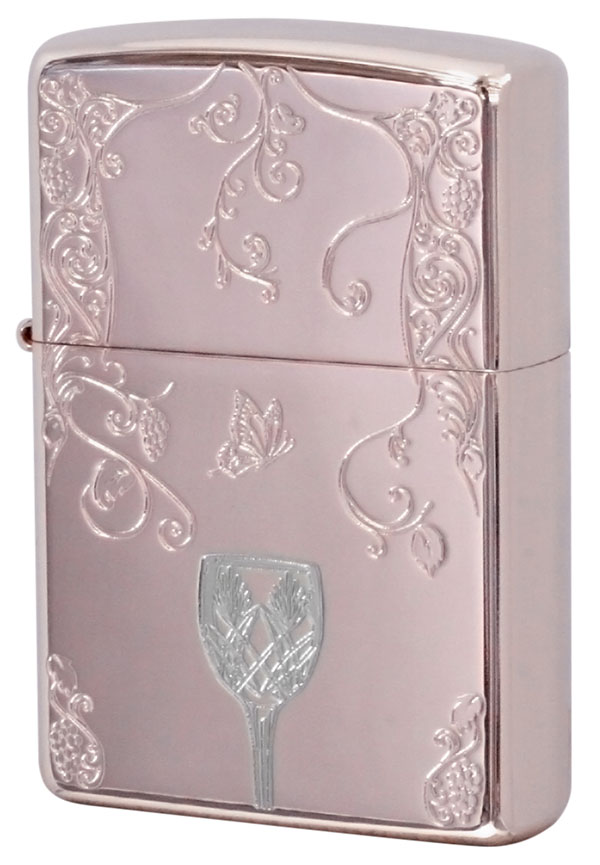Zippo ジッポー SENSUAL GLASS （B）Rose Pink メール便可