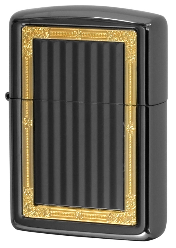 Zippo ジッポー GPフレーム （Ａ）ネオブラック