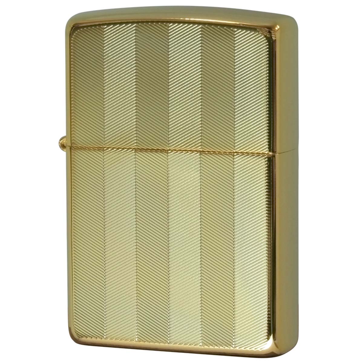 Zippo ジッポー ヘリンボン柄 両面 彫刻 金メッキ SFE-HERRINGBONE ゴールドタンク C メール便可