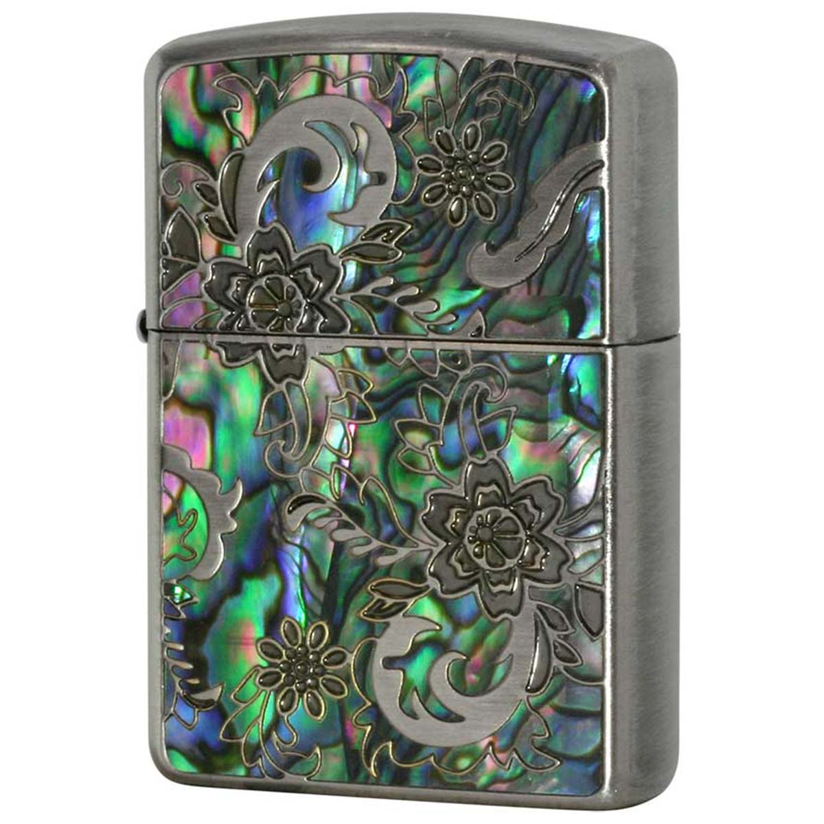 Zippo ジッポー アーマー シェル モザイクシェル ARMOR Mosaic Shell Antique Nickel B