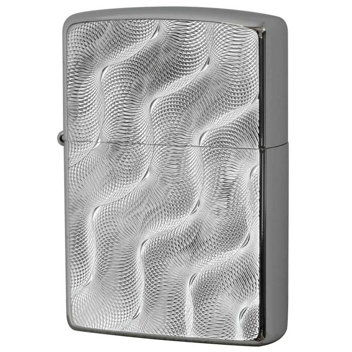 Zippo ジッポー ダイアモンドカット プラチナコーティング 両面加工 Diamond Cut I メール便可