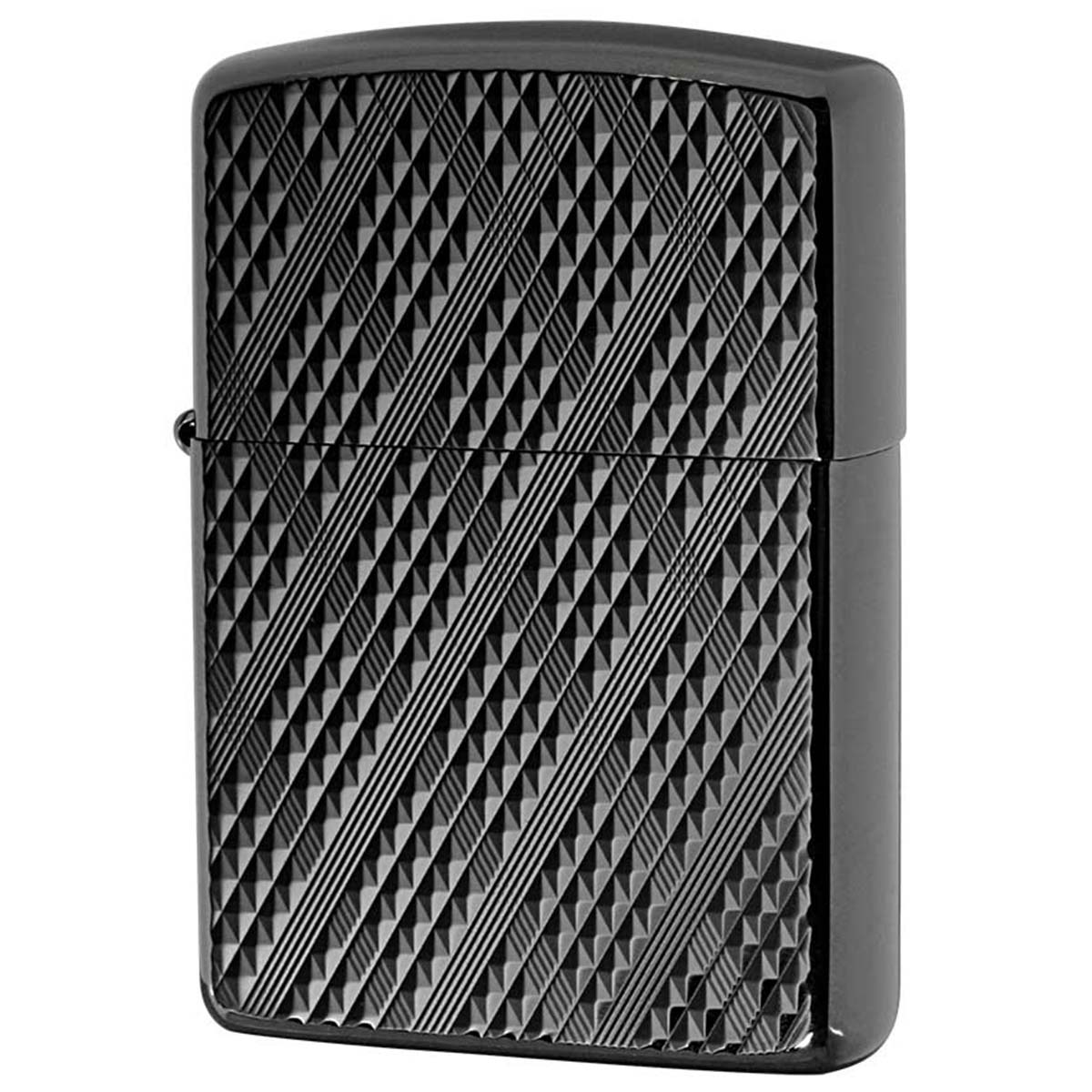 Zippo ジッポー アーマー ディアマンテ ダイアモンド彫刻 ネオブラック 両面加工 ARMOR Diamante Neo Black NB-A