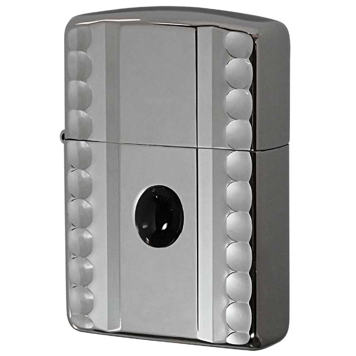 Zippo ジッポー アーマー オニキス 天然石 ネオブラック NC加工 両面加工 ARMOR NC両面彫刻 天然石貼り オニキス Neo Black NC-Onyx WN