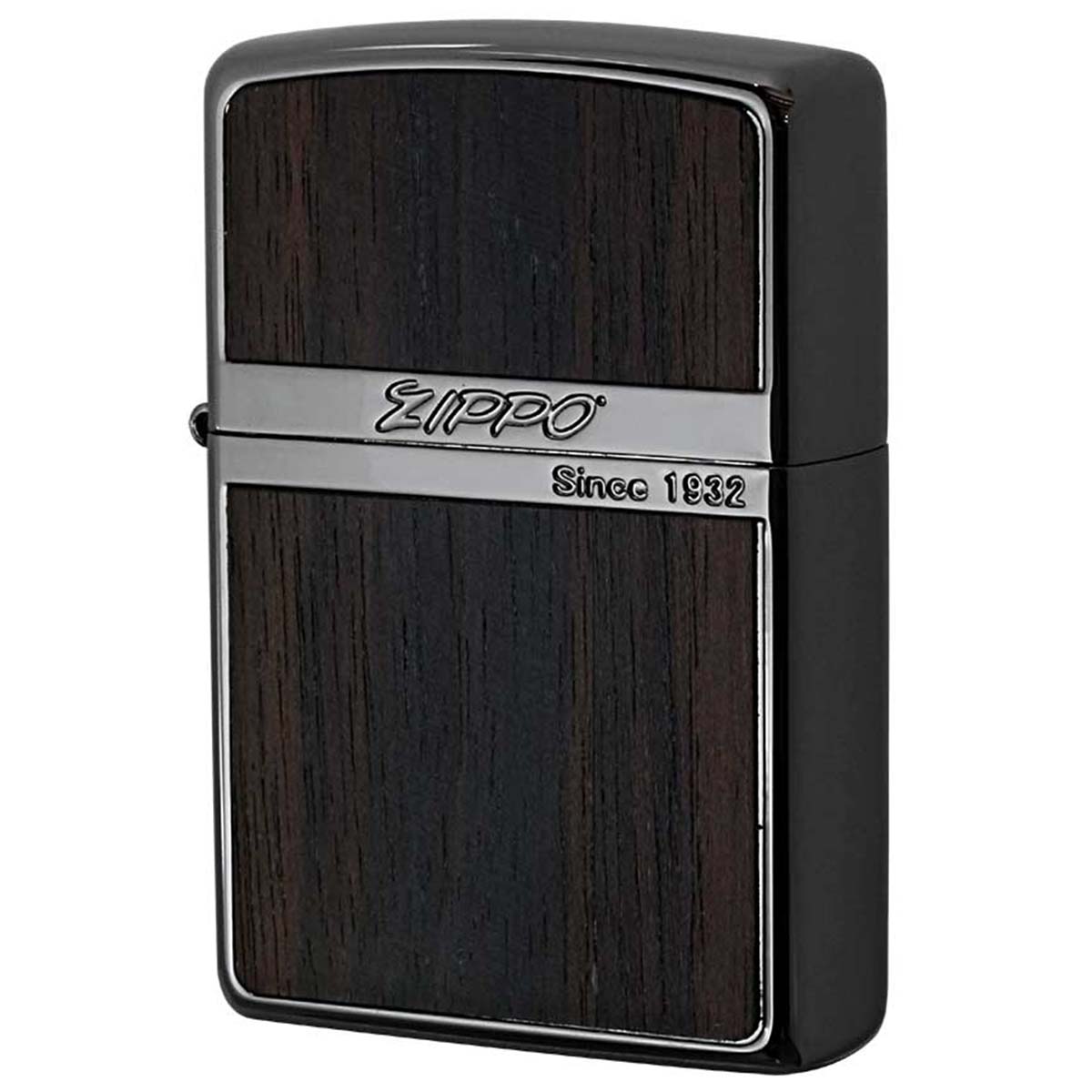 Zippo ジッポー ウッド 木目 木 ネオブラック 両面加工 Wood Series Neo Black NB-Wood ダーク 黒檀