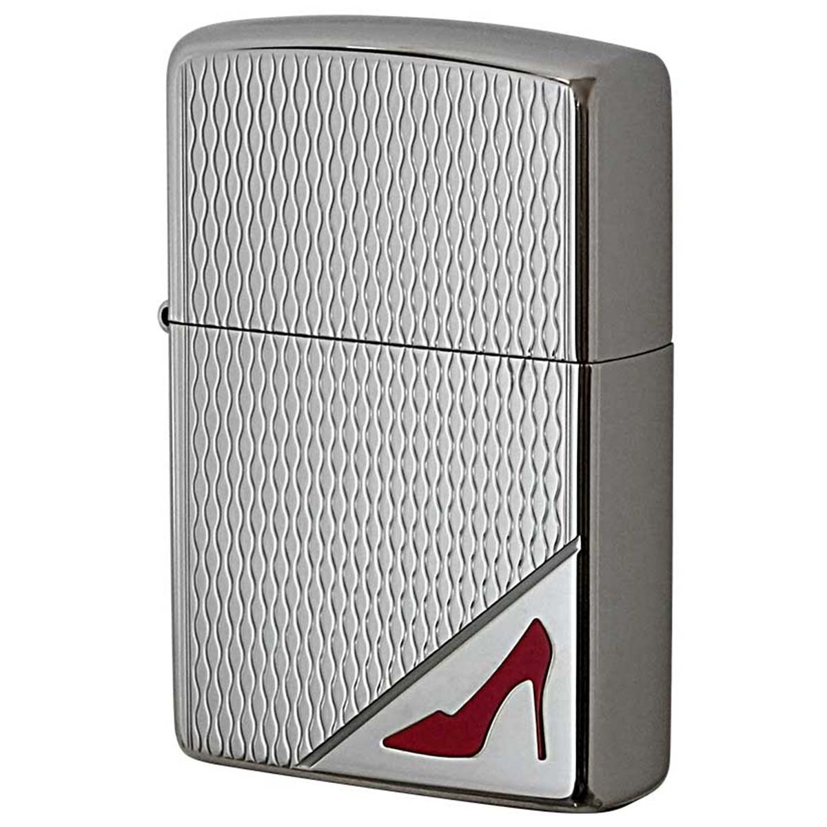 Zippo ジッポー レッドハイヒール 両面彫刻 ニッケルいぶし RED High heels Nickel Oxidized NO