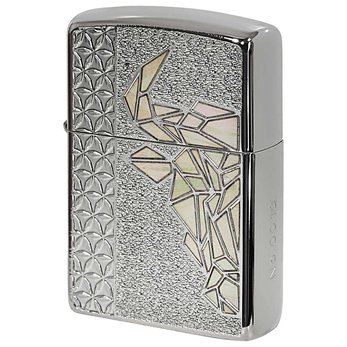 Zippo ジッポー ARMOR アーマー BULL  雄牛 Silver Plate SV WH