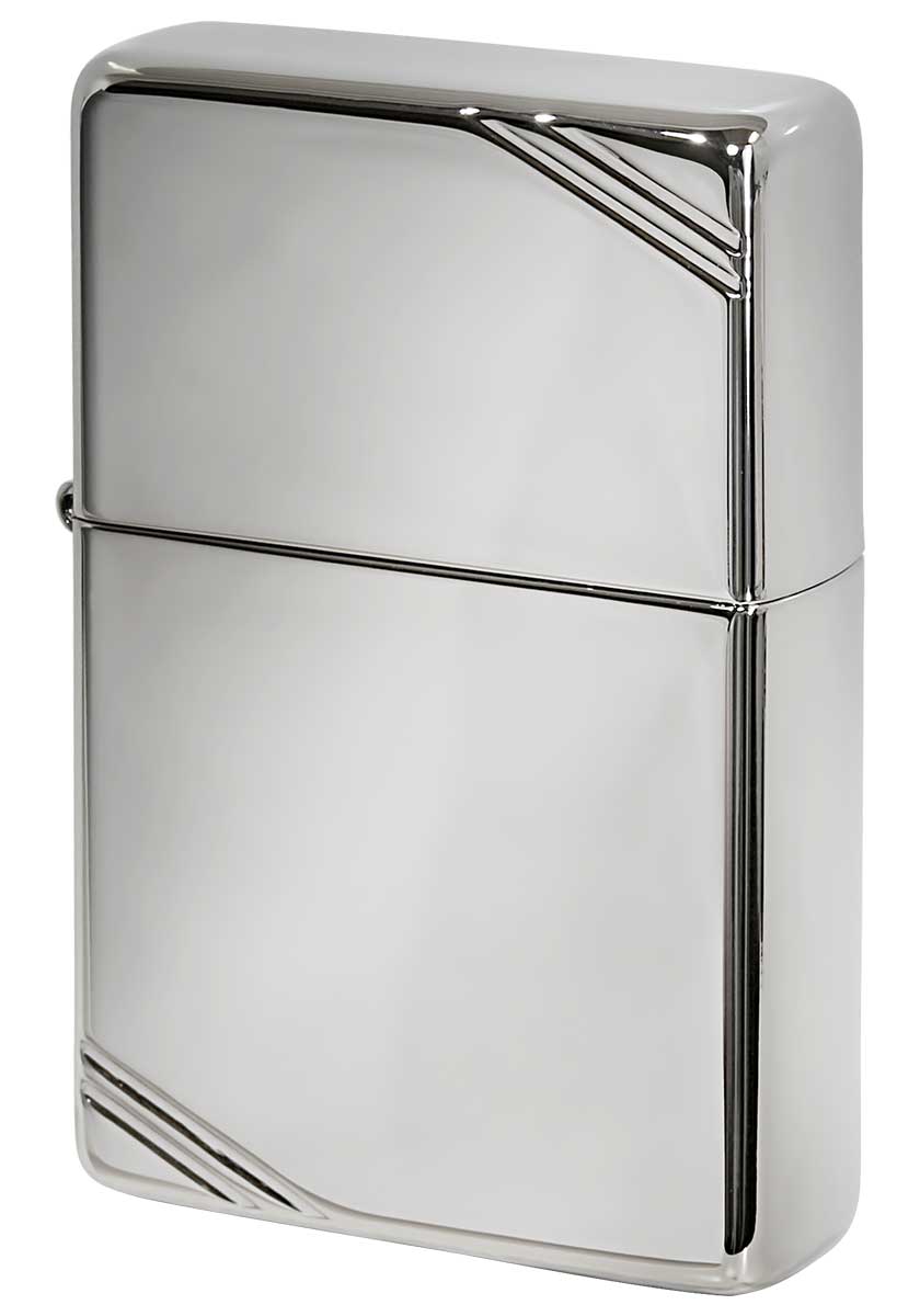 Zippo ジッポー 1937レプリカ Platinum Plate プラチナプレート フラットトップビンテージ 1937-P メール便可