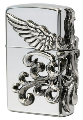 Zippo ジッポー 在庫限り完売 3面連続 PHOENIX METAL フェニックス メタル 250PHOENIX B-ANメタル メール便可