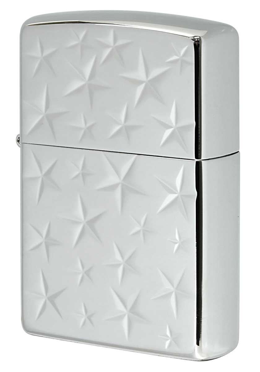 Zippo ジッポー 在庫限り完売 TWINKLE STAR Diano Silver キラキラ星 A-SV メール便可