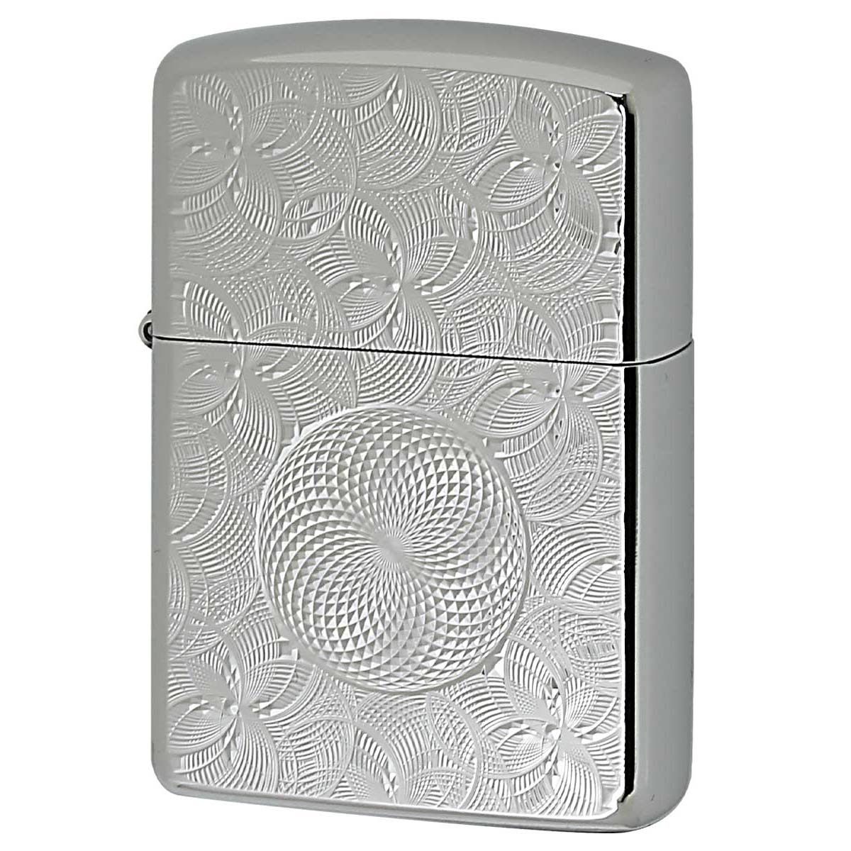 Zippo ジッポー アーマー グリッター 両面加工 ホワイトニッケル ARMOR GLITTER White Nickel