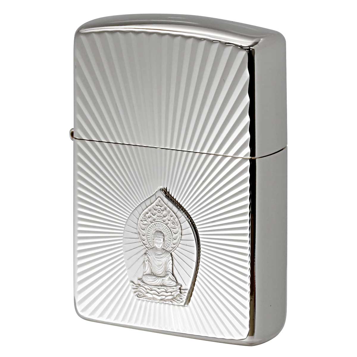 Zippo ジッポー ARMOR アーマー 純銀1000プレート貼り 釈迦如来