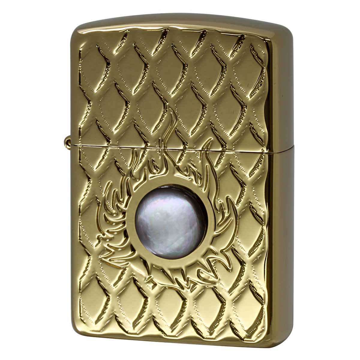 Zippo ジッポー ARMOR Mother of Pearl アーマー 162TC-龍玉 シェル Shell BK Titanium Coating S-BK