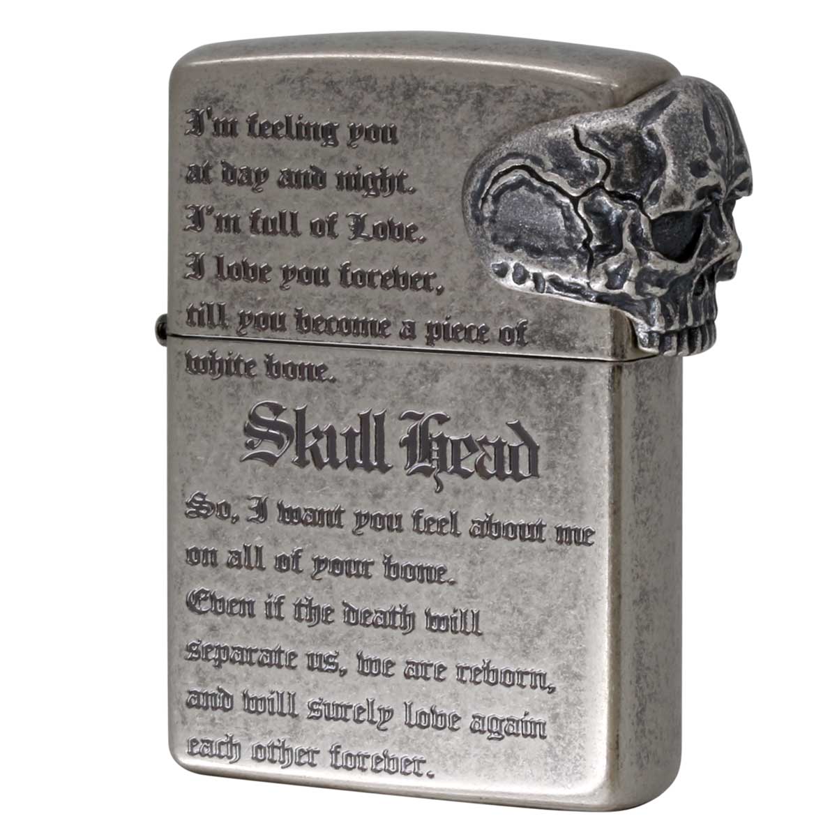 Zippo ジッポー Baby Skull Metal サイド スカル メタル ニッケルイブシ ドクロ 骸骨 2NI-BABYSKULL メール便可