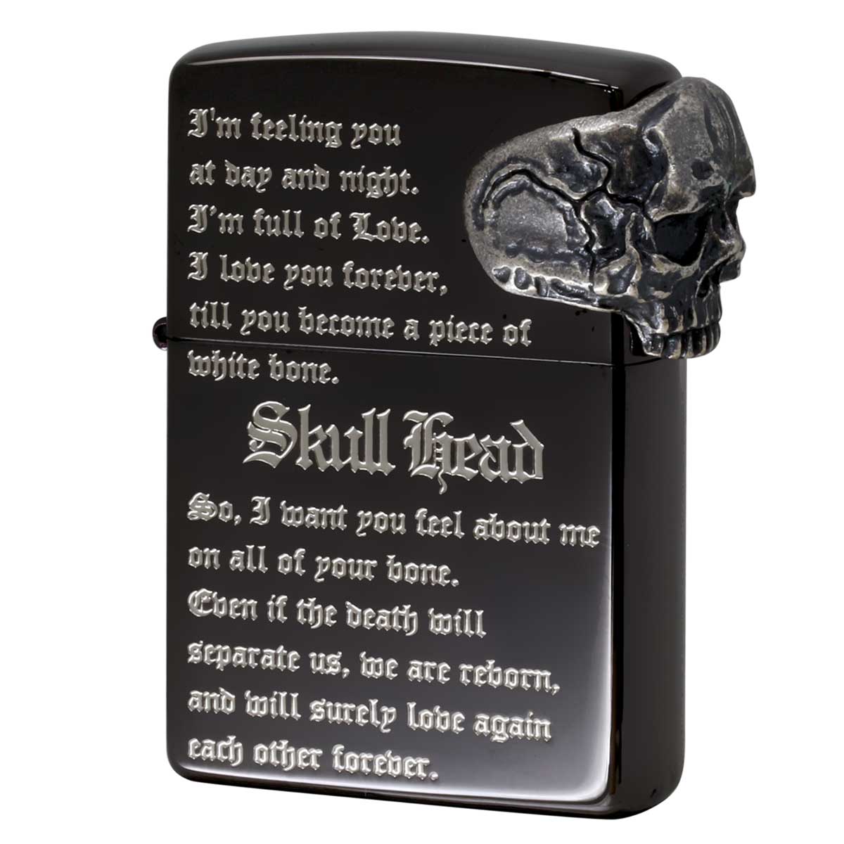 Zippo ジッポー Baby Skull Metal サイド スカル メタル ブラックニッケル ドクロ 骸骨 2BN-BABYSKULL メール便可