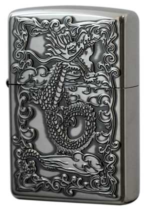 Zippo ジッポー ディープエッチング ディープドラゴン メール便可