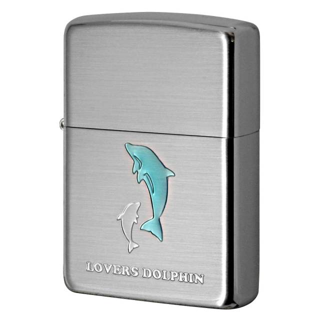 Zippo ジッポー イルカ ラバーズドルフィン ブルー LOVERS DOLPHIN 63400298