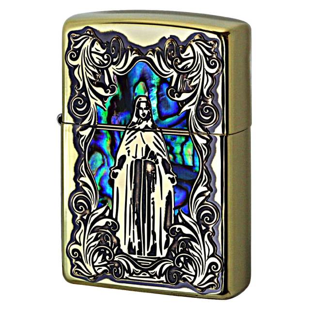 Zippo ジッポー シェル 貝 マリア 真鍮いぶし 63450298