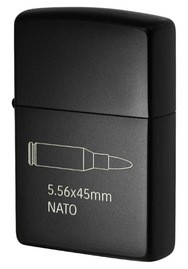 Zippo ジッポー CERAKOTE BULLET セラコート ビュレット NATO BLACK 63470198