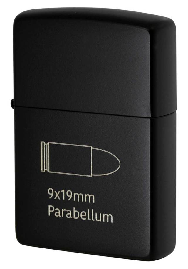 Zippo ジッポー CERAKOTE BULLET セラコート ビュレット Parabe BLACK 63470398